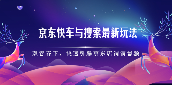 (2291期)京东快车与搜索最新玩法:双管齐下月销百万,快速引爆京东店铺销售额